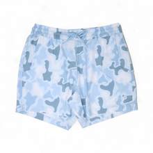 Load image into Gallery viewer, Volley Shorts: Khaki Lined with Lowland Camo / Medium