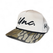 Load image into Gallery viewer, Unc Snapback Hat: Flat Bill Black
