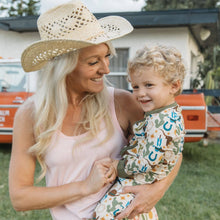 Load image into Gallery viewer, Howdy Western Baby PJs