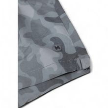 Load image into Gallery viewer, Volley Shorts: Khaki Lined with Lowland Camo / Large