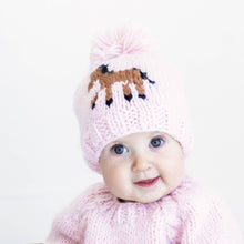 Load image into Gallery viewer, Pony Beanie Hat Blush for Baby & Kids