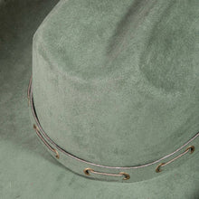 Load image into Gallery viewer, Grommet Brim Suede Cowboy Hat