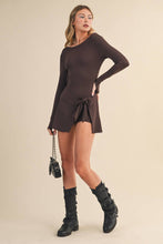 Load image into Gallery viewer, Long Sleeve Wrap Tie Front Dress