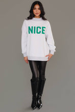 Load image into Gallery viewer, Gray Nice & Naughty Reversible Sweatshirt