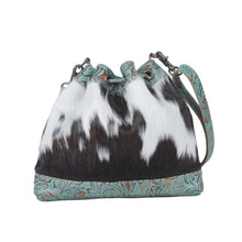 Load image into Gallery viewer, Teal Vines Bucket Bag