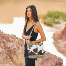 Load image into Gallery viewer, Teal Vines Bucket Bag