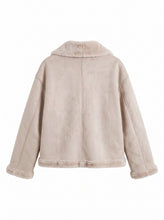 Load image into Gallery viewer, REVERSIBLE SHEARLING SUEDE COAT JACKET

