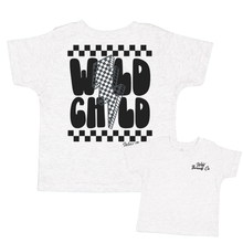 Load image into Gallery viewer, Wild Child Lightning Bolt Tee: Rouge / 2T
