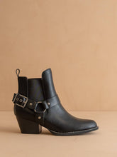 Load image into Gallery viewer, The Colt Black Motorcycle Bootie
