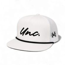Load image into Gallery viewer, Unc Snapback Hat: Flat Bill Black
