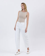 Load image into Gallery viewer, White Hot Barrel Jeans
