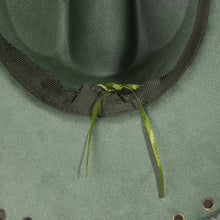 Load image into Gallery viewer, Grommet Brim Suede Cowboy Hat
