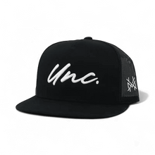 Load image into Gallery viewer, Unc Snapback Hat: Flat Bill Black
