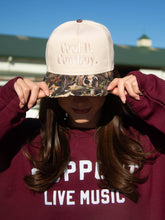 Load image into Gallery viewer, COOL IT COWBOY TRUCKER HAT - CAMO

