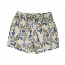 Load image into Gallery viewer, Volley Shorts: Khaki Lined with Lowland Camo / XL
