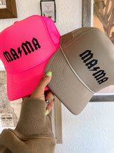 Load image into Gallery viewer, Mama Trucker Hat: Neon Pink
