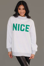 Load image into Gallery viewer, Gray Nice &amp; Naughty Reversible Sweatshirt
