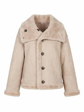 Load image into Gallery viewer, REVERSIBLE SHEARLING SUEDE COAT JACKET
