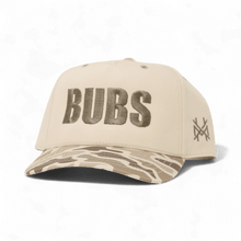 Load image into Gallery viewer, BUBS Youth Snapback Hat: Retro Youth Bottomland/Natural
