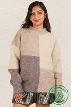 Load image into Gallery viewer, Color Block Sweater
