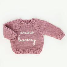 Load image into Gallery viewer, Snow Bunny Rosy Crew Neck Sweater for Baby &amp; Toddler: 2-3T
