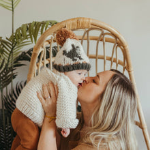 Load image into Gallery viewer, T-Rex Knit Beanie Hat Baby/Kids
