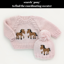 Load image into Gallery viewer, Pony Beanie Hat Blush for Baby &amp; Kids
