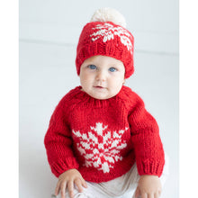 Load image into Gallery viewer, Snowflake Red Crew Neck Sweater for Baby &amp; Toddler SALE: 18-24 months
