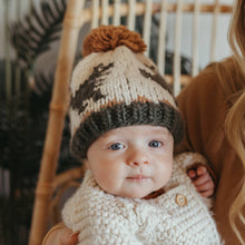 Load image into Gallery viewer, T-Rex Knit Beanie Hat Baby/Kids
