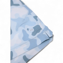Load image into Gallery viewer, Volley Shorts: Khaki Lined with Lowland Camo / Small
