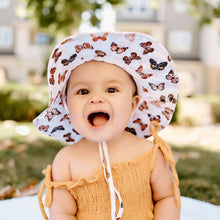 Load image into Gallery viewer, Butterflies Baby &amp; Toddler Sunhat UPF 50+
