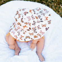 Load image into Gallery viewer, Butterflies Baby &amp; Toddler Sunhat UPF 50+
