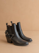 Load image into Gallery viewer, The Colt Black Motorcycle Bootie
