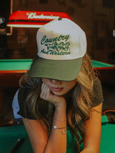 Load image into Gallery viewer, Country and Western Two Tone Trucker

