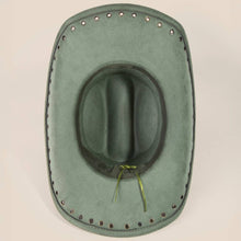Load image into Gallery viewer, Grommet Brim Suede Cowboy Hat
