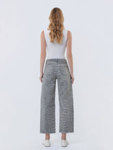 Load image into Gallery viewer, Drawstring Leopard Barrel Jeans
