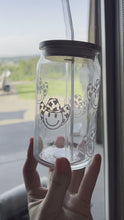 Load and play video in Gallery viewer, Smiley Cowboy Glass Tumbler
