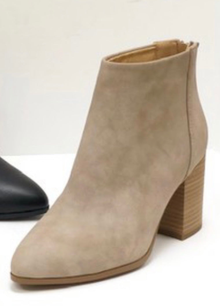 Taupe Bootie